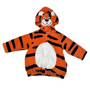 CARTER'S Tiger Halloween Costume 12M Baby Boys Girls Hooded Fleece Tigger Tony